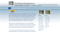 Desktop Screenshot of boatbottomcleaningservice.com
